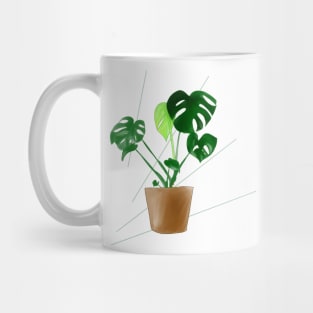 Swiss cheese plant Mug